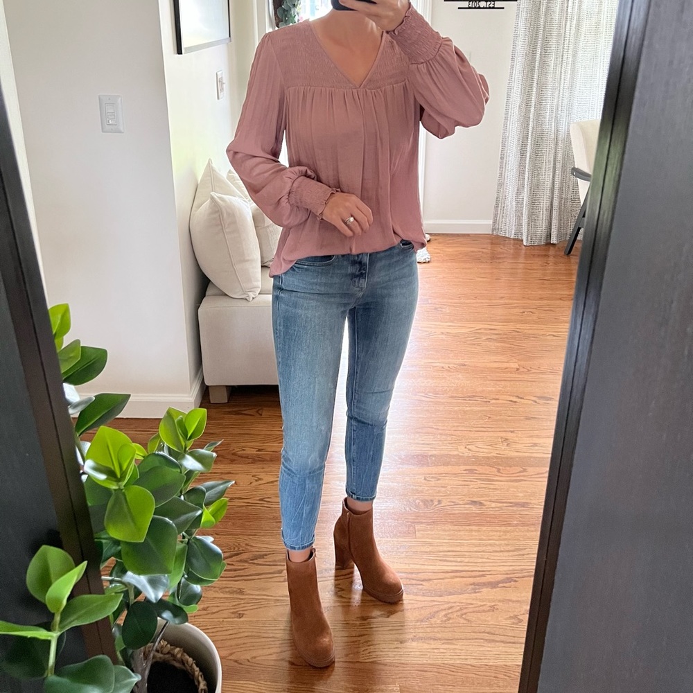 Knox Rose XS Dusty Rose Pink Blouse XS Target